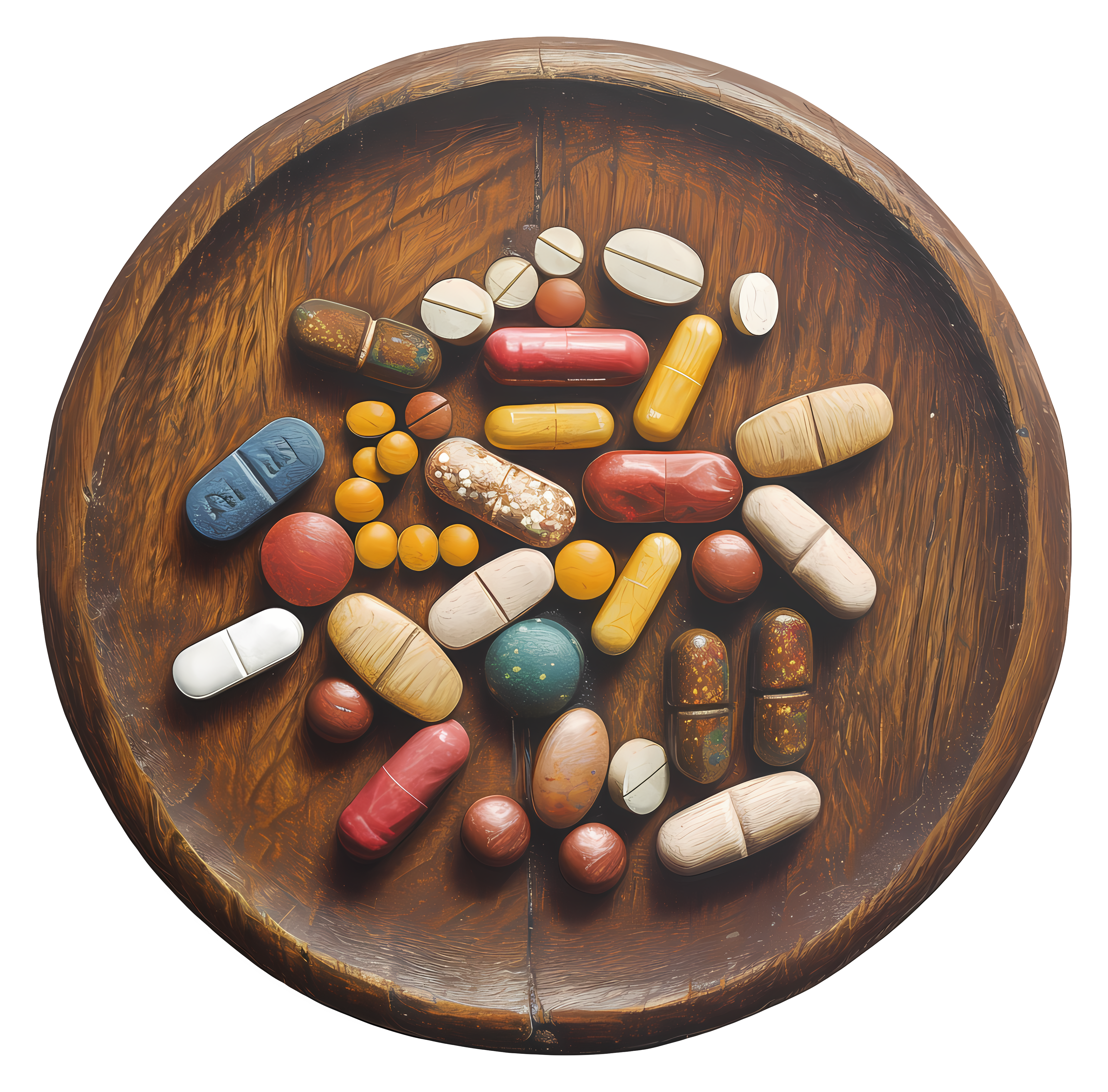 imagem de pilulas naturais